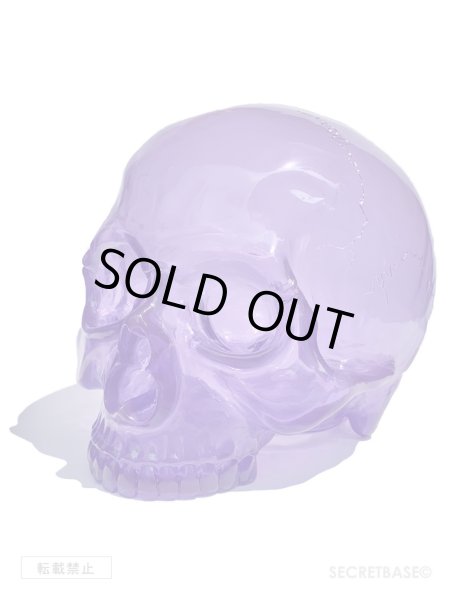 1/1 SKULL HEAD CLEAR PURPLE - SECRET BASE ONLINE STORE