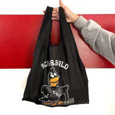 画像4: SECRETBASE ORIGINAL  eco BAG / エコバック 八咫烏  Black (4)