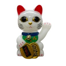 画像6: BOBBLING HEAD LUCKY CAT FULL COLOR MILKY WHITE Ver.[名入れサービス] (6)