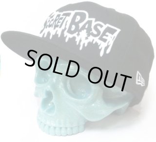 SBG New Era 9FIFTY × SECRETBASE 1/1 SKULL HEAD CLEAR YELLOW SET