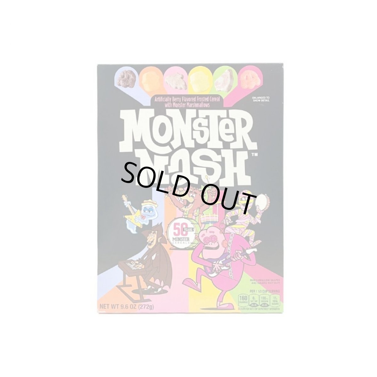 画像1: Monster Mash Cereal 50th Anniversary 9.6oz (1)